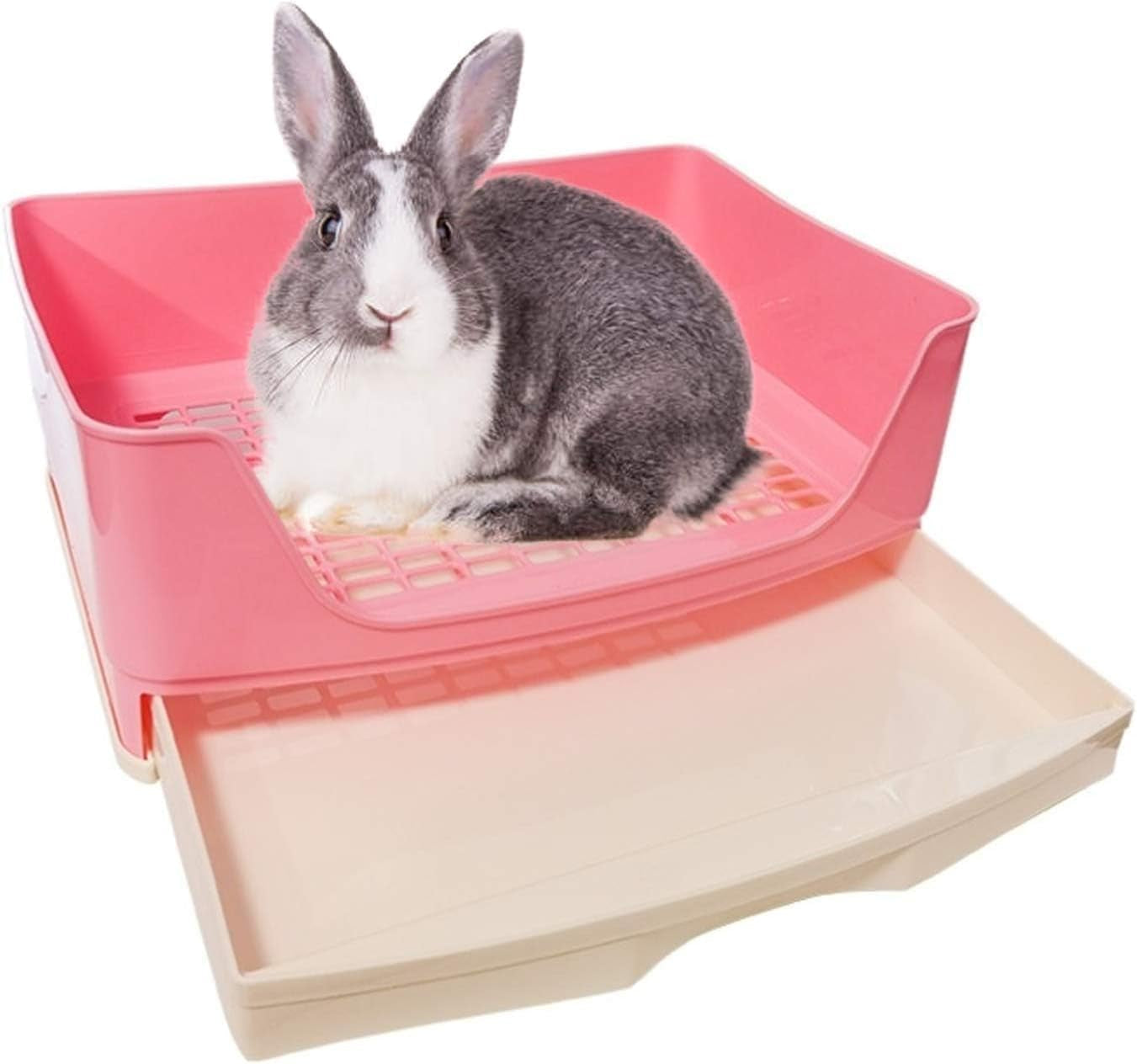 kathson-large-rabbit-litter-box-trainer-potty-corner-toilet-with-drawer-bigger-pet-pan-for-adult-hamster-guinea-pig-ferret-galesaur-bunny-and-other-animals-brown