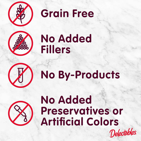 Delectables Squeeze up Creamy Squeezable Puree, Lickable Wet Cat Treats, Grain Free, No Added Fillers, No By-Products, No Added Preservatives, 0.5 Ounces Tube Chicken Flavor, 32 Tubes Total3
