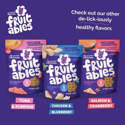 Fruitables Crunchy Cat Treats, Healthy Cat Treats, Tuna & Pumpkin, 2.5Oz | Healthy Cat Treats, Natural Feline Snacks, Protein Rich, Crunchy Biscuits, Indoor Cats, Kitten Rewards, Made in USA8