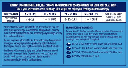Nutrish Large Breed Dry Dog Food with Beef, 40 Lb. Bag (Rachael Ray) | Pea, Carrot & Brown Rice Recipe, Made with Real Protein to Support Lean Muscle Mass & Healthy Organs12