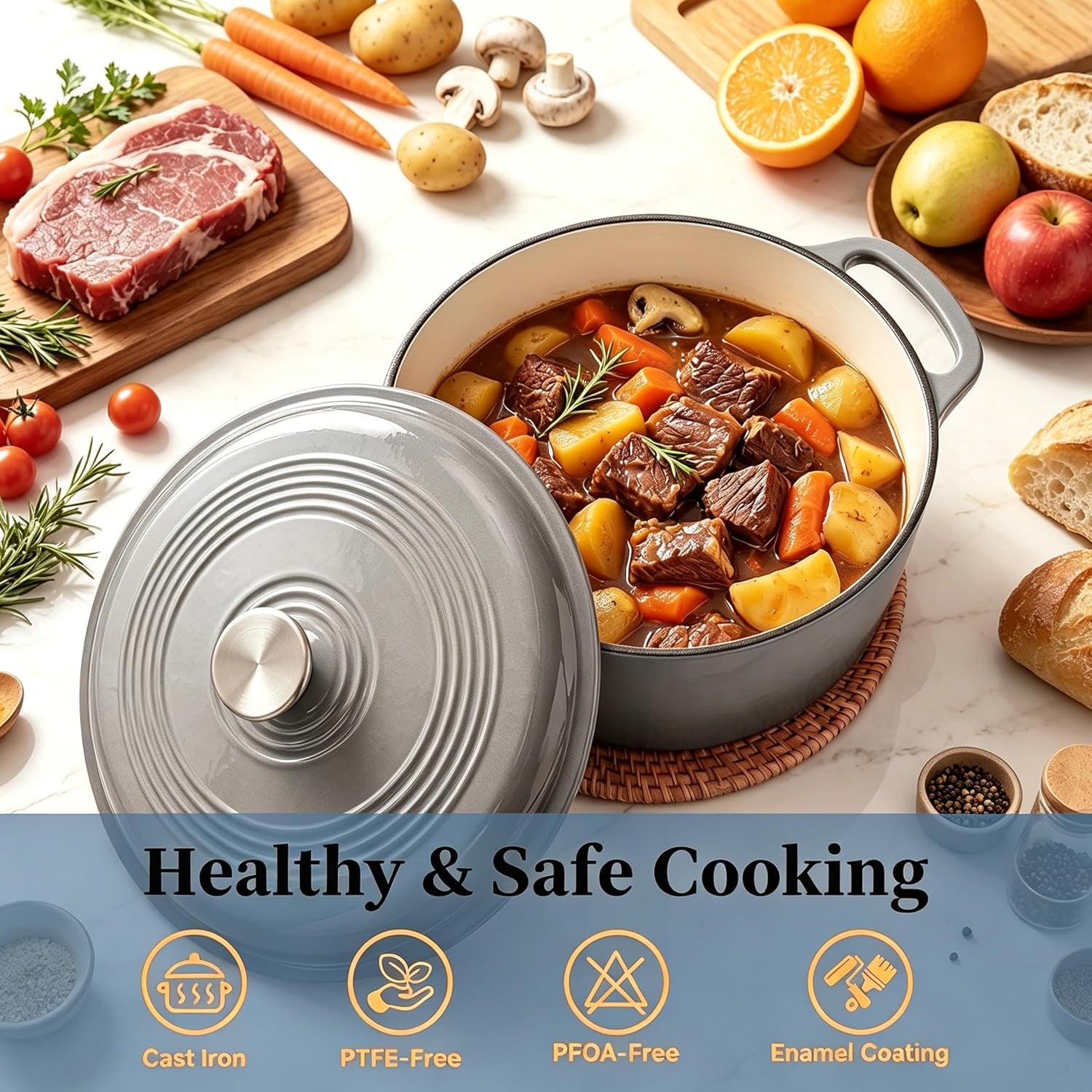 enameled-cast-iron-dutch-oven-6-quart-pot-dual-handles-oven-safe-up-to-500-f-perfect-for-bread-baking-braising-stewing-roasting-gray