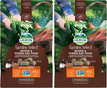 Oxbow Garden Select Mouse & Young Rat Food, Rat Food Pellets, Non-Gmo, 2 Lb | Uniform Rat Food Pellets Prevent Selective Feeding, Vitamins and Minerals, Non-Gmo, Complete Daily Diet, Made in USA8