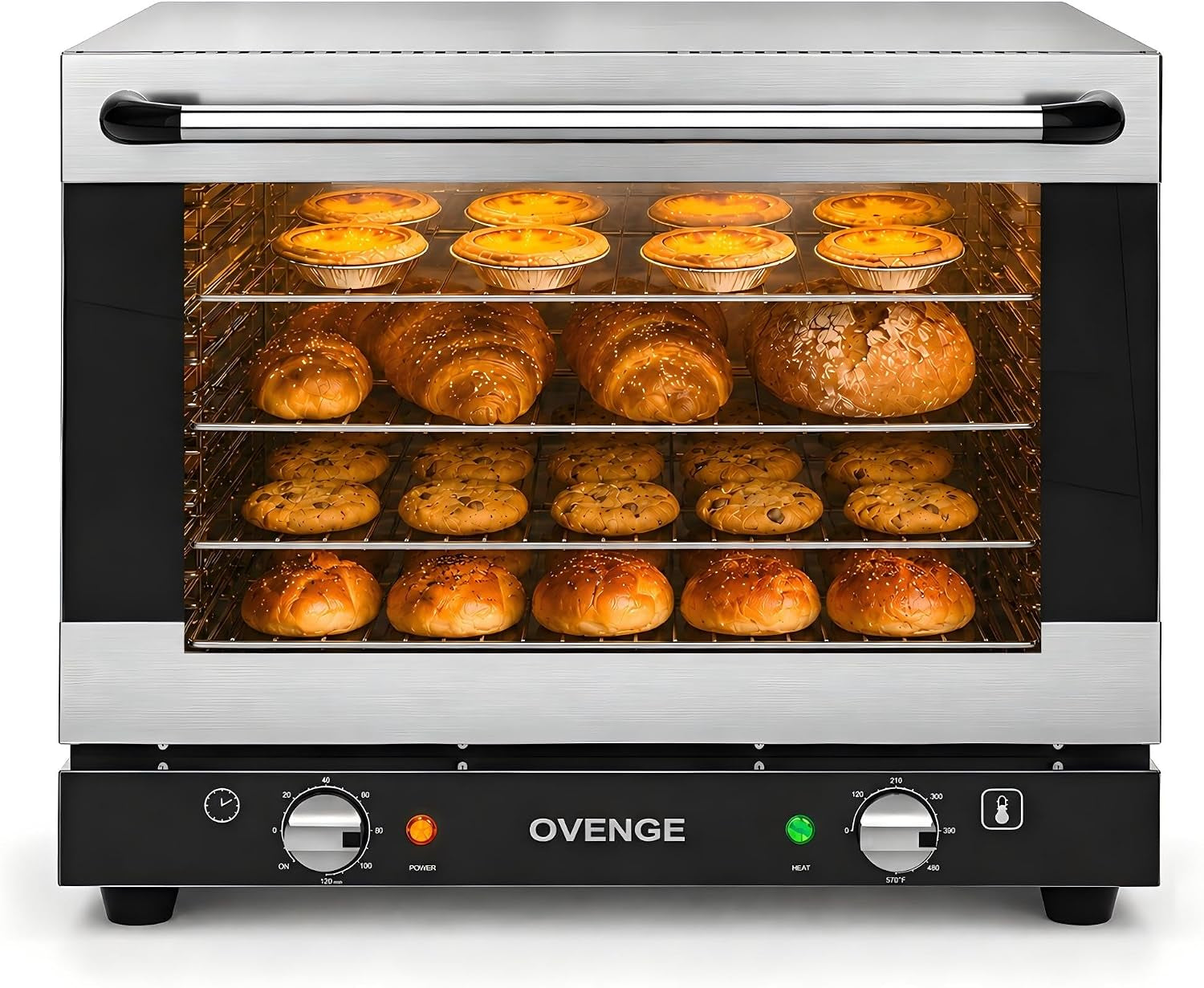 commercial-countertop-convection-oven-43qt-47l-110v-120v-360-hot-air-circulation-for-even-heating-precise-thermostat-120-min-auto-shutoff-timer-double-layer-glass-door-4-racks