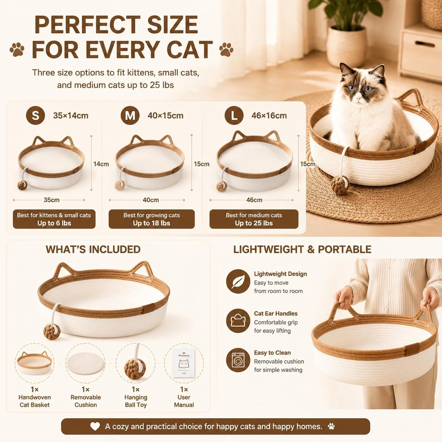 handwoven-cat-basket-bed-cotton-rope-round-cat-scratcher-bed-with-cats-ear-handles-breathable-boho-nesting-pet-bed-for-kittens-and-indoor-cats-color-d-small