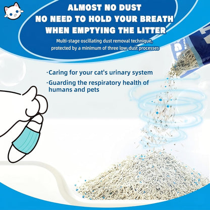 NIKORO Tofu Cat Litter,Strong Clumping Cat Litters,Odor Control and Unscented Ultra Absorbent Water Flushable Tofu Cat Litter,Dust Free Scent Free,21 Lbs(5.29 Lbs×4Bags)4