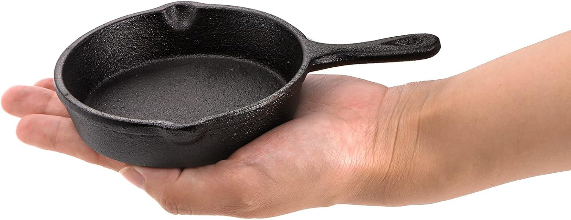 4-pack-mini-cast-iron-skillet-4-small-frying-pans-with-double-drip-spouts-for-stove-oven-grill-safe-indoor-and-outdoor-use-non-stick