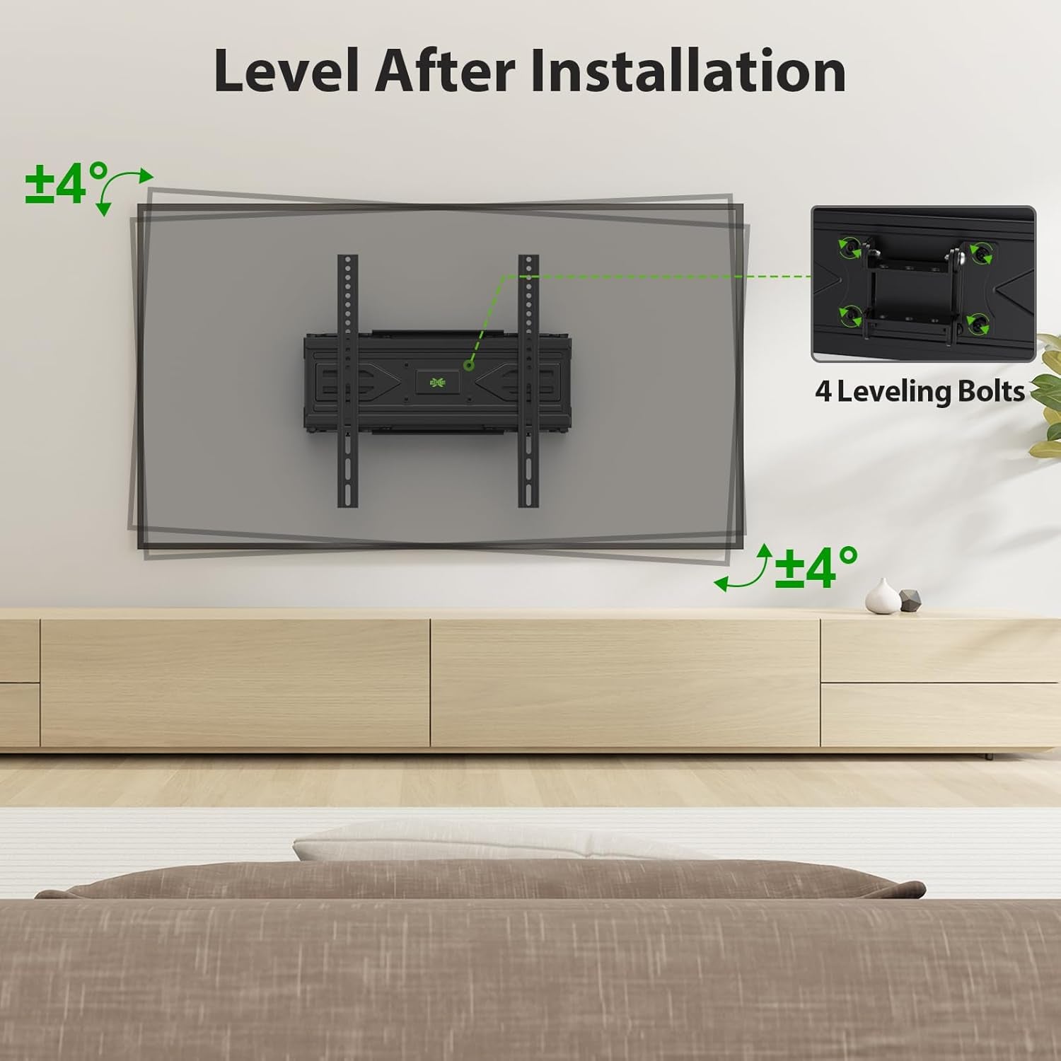 full-motion-tv-wall-mount-for-most-32-70-inch-tvs-up-to-99-lbs-wall-mount-bracket-with-dual-articulating-arms-swivel-tilt-max-vesa-400x400mm-tv-mount-fits-12-16-wood-studs