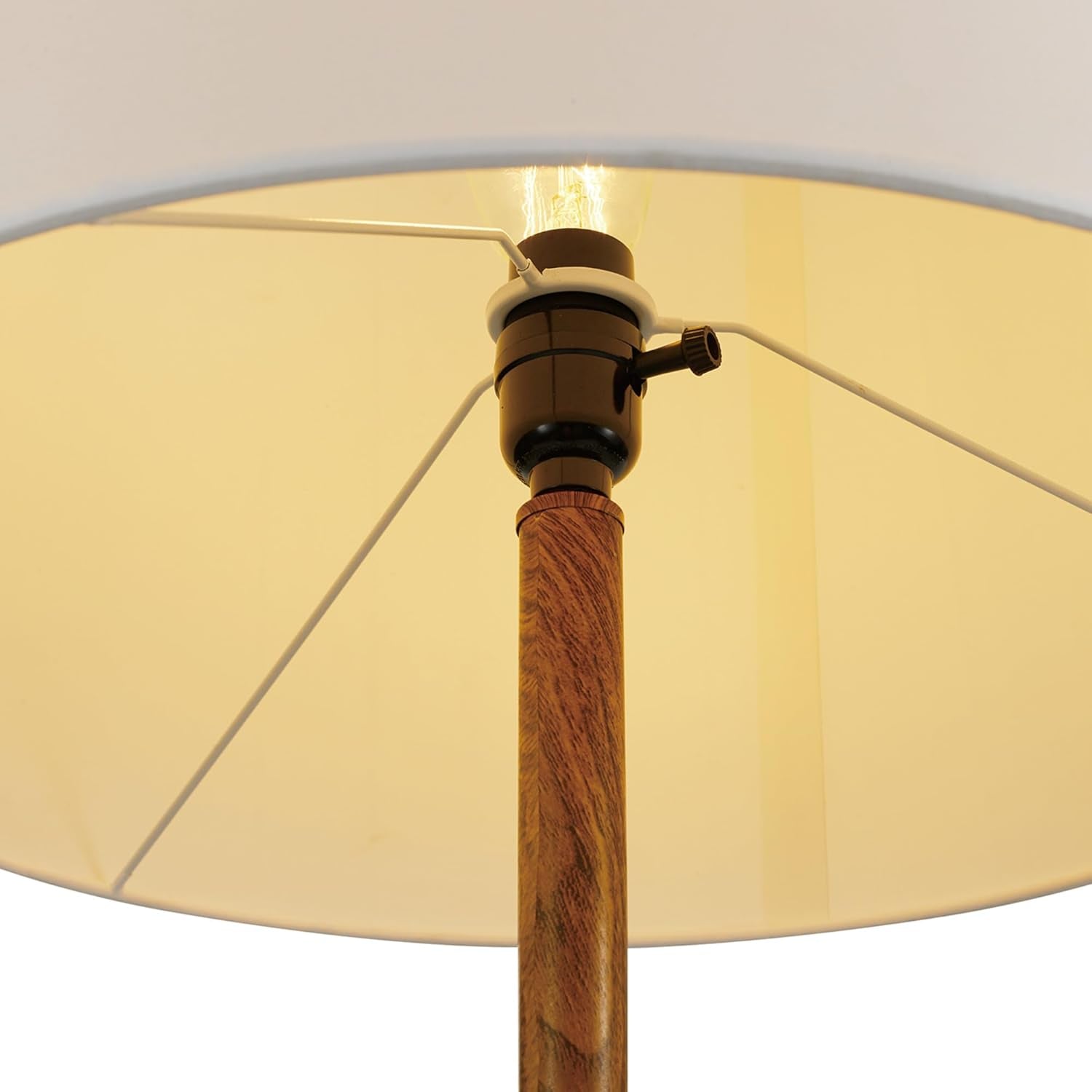 novogratz-x-globe-harrington-65-floor-lamp-2-tone-faux-wood-base-white-fabric-shade-socket-rotary-switch-67225