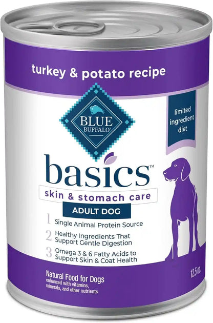 Blue Buffalo Delights Variety Pack Natural Grain Free Wet Dog Food for Small Breed Dogs (Filet Mignon Flavor & New York Strip Flavor) in Gravy with Natural Ingredients, 3.5-Oz. Each (12 Cups)23