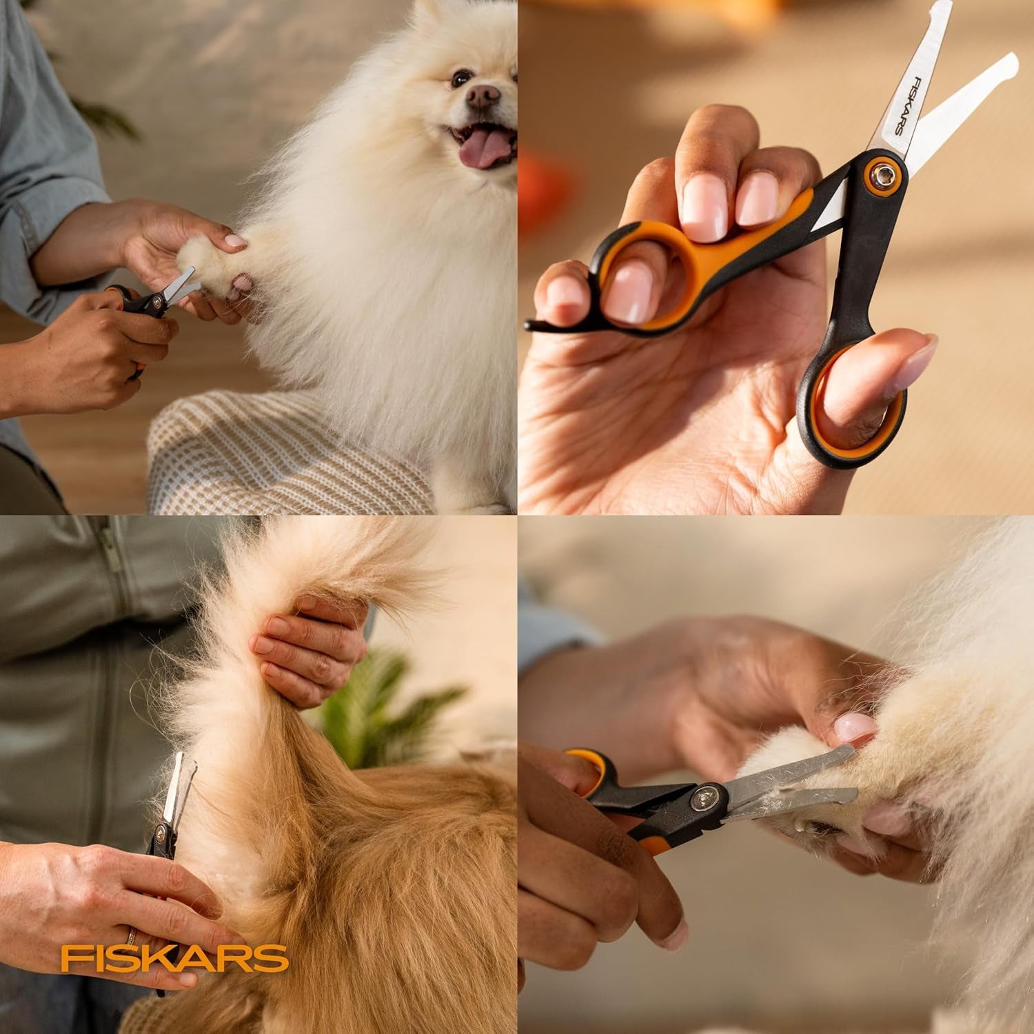 fiskars-pet-grooming-detailing-scissors-for-dogs-cats-5-5-orange-black-detailing-scissors-with-rounded-tips-softgrip-handle-cat-and-dog-supplies
