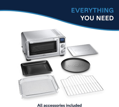 De'Longhi 10-In-1 Digital Airfryer, 24L, True Convection Toaster Oven with Internal Light, Grills, Broils, Bakes, Roasts, Reheats, Preset for Cookie & Pizza, 1800-Watts, Stainless Steel6