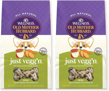 Old Mother Hubbard Wellness P-Nuttier Dog Biscuits, Natural, Training Treats, Peanut Butter Flavor, Mini Size, (20 Ounce Bag)17