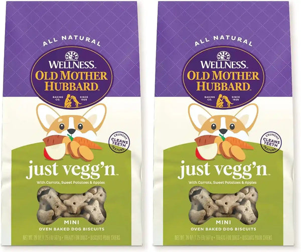 Old Mother Hubbard Wellness P-Nuttier Dog Biscuits, Natural, Training Treats, Peanut Butter Flavor, Mini Size, (20 Ounce Bag)17