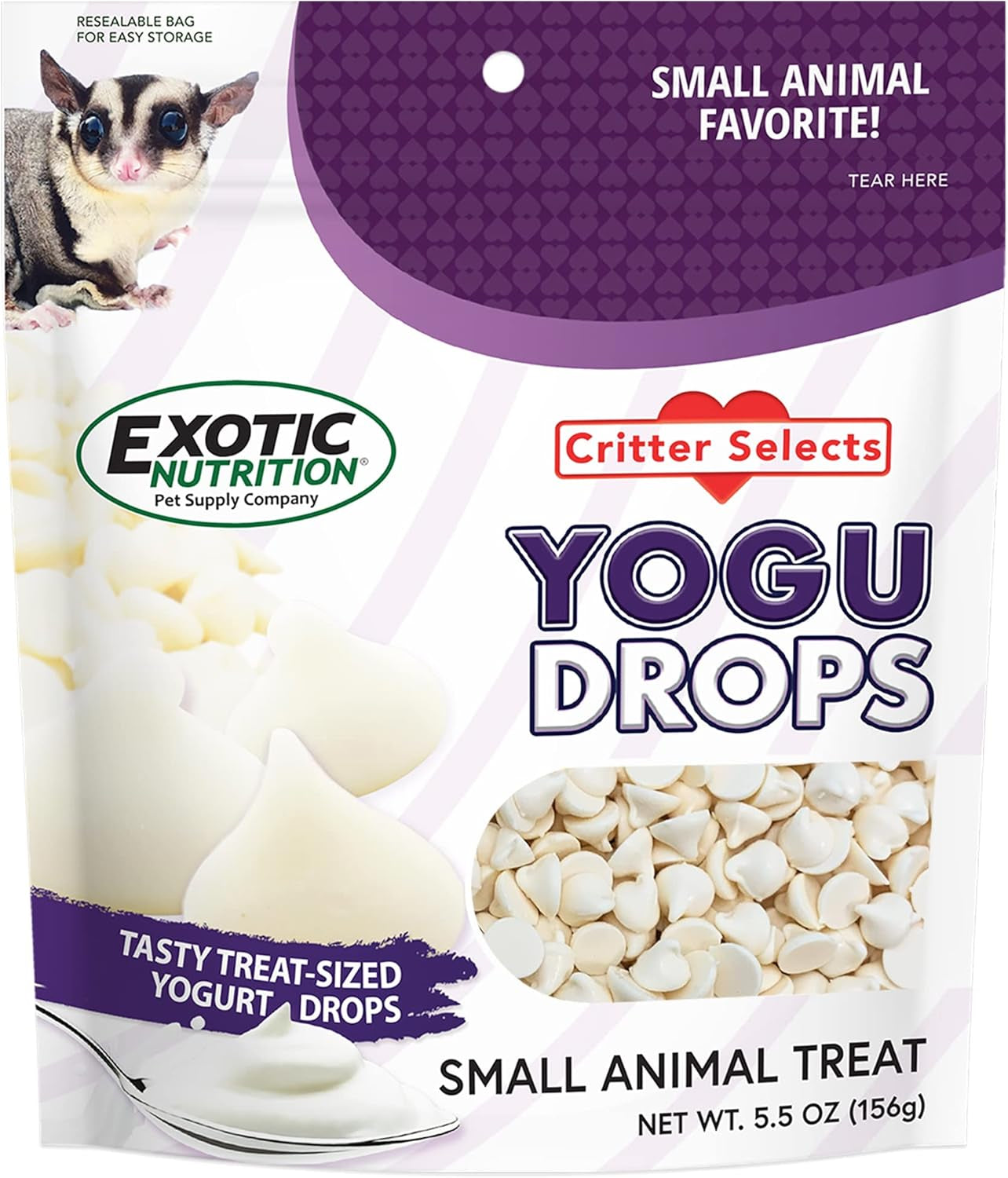 yogu-drops-all-natural-healthy-yogurt-treat-for-sugar-gliders-prairie-dogs-monkeys-squirrels-guinea-pigs-rabbits-chinchillas-rats-marmosets-degus-other-small-pets-5-5-oz