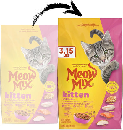 Meow Mix Cat Food, Kitten Formula, 3.15 Lb2
