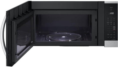 1.8 Cu. Ft. 30 In. W Smart over the Range Microwave Oven with Easyclean in Printproof Stainless Steel 1000-Watt6