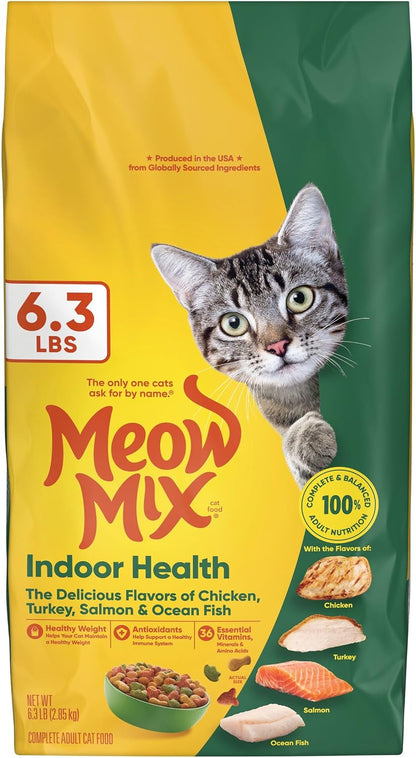 Meow Mix Indoor Health Dry Cat Food, 6.3 Pound Bag9