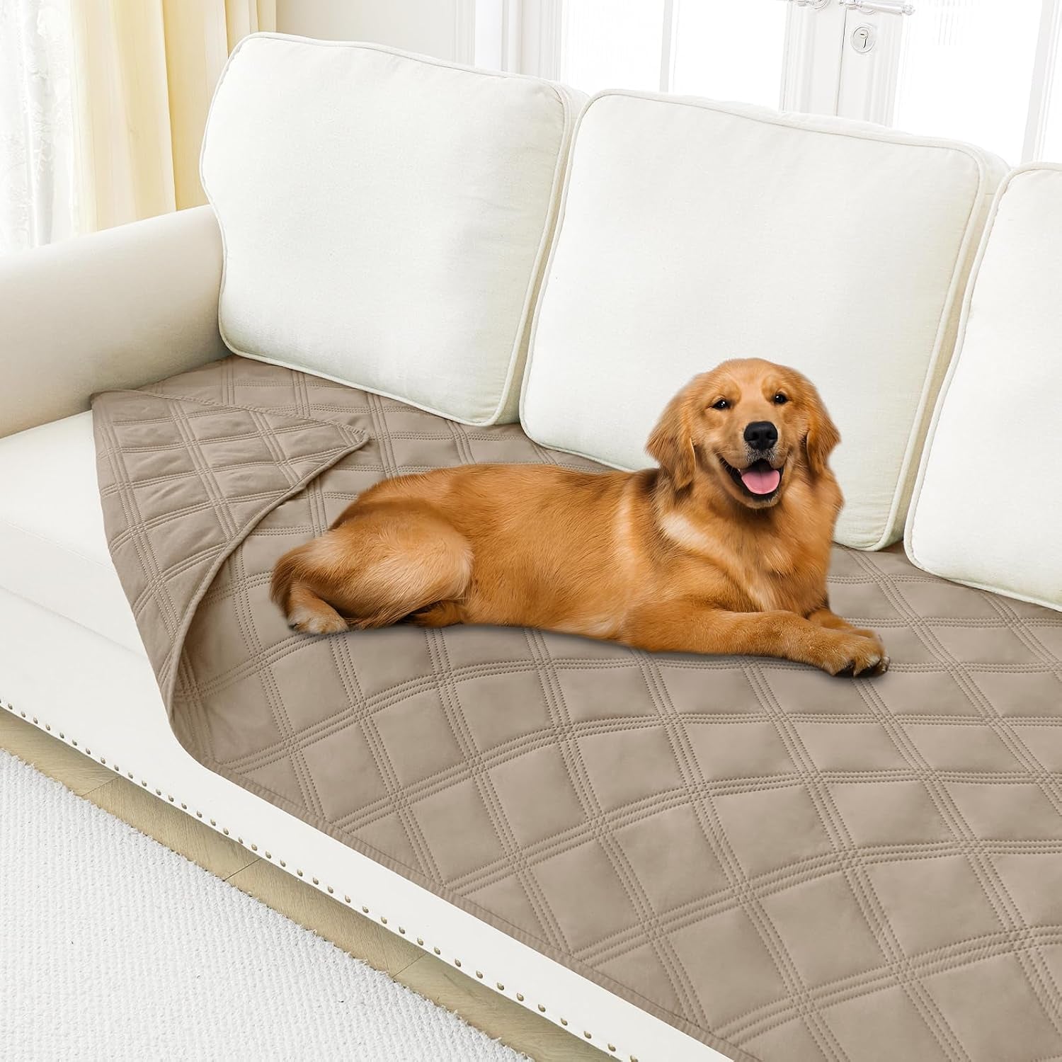 smiry-waterproof-dog-bed-cover-blanket-reversible-pet-blanket-soft-reversible-washable-leakproof-cats-dogs-couch-cover-for-sofa-couch-furniture-30x70-inch