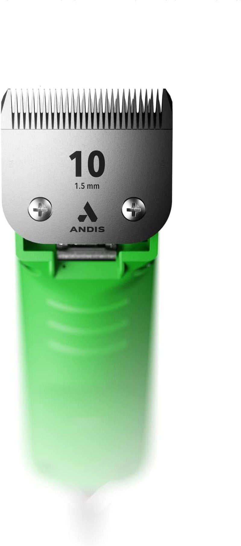 andis-professional-ultraedge-super-2-speed-detachable-blade-dog-pet-clipper-rotary-motor-with-shatter-proof-housing-runs-calm-silent-14-inch-cord-for-all-dog-coats-breeds-120-volts-green