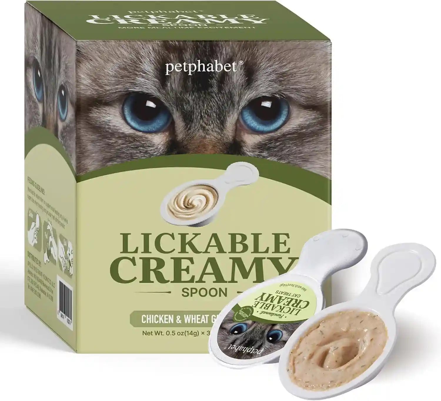 petphabet-lickable-cat-treats-spoon-3-flavors-variety-pack-36-count-creamy-puree-kitten-treat-functional-wet-paste-skin-coat-support-hairball-relief-urinary-health-grain-free-with-taurine