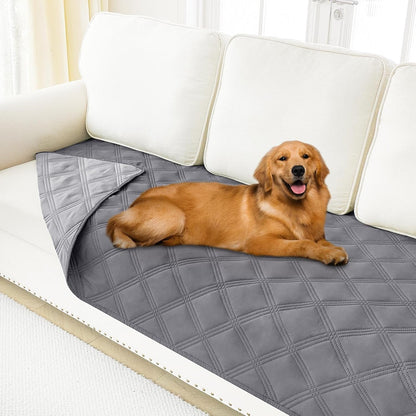 Smiry Waterproof Dog Bed Cover Blanket, Reversible Pet Blanket | Soft Reversible, Washable Leakproof Cats Dogs Couch Cover for Sofa, Couch, Furniture (30X70 Inch)14