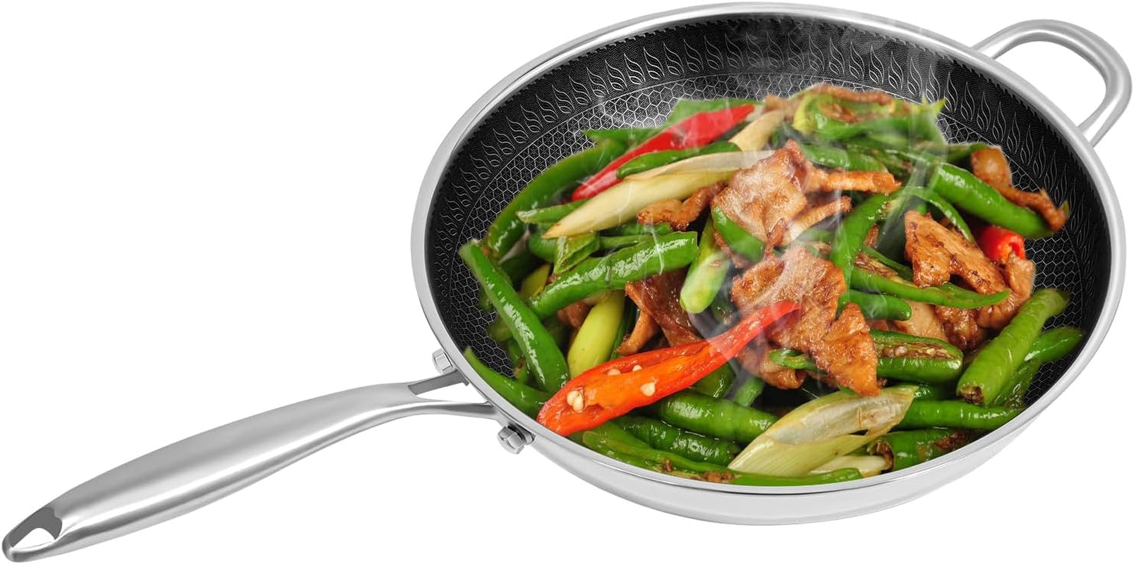 13-4-inch-skillet-nonstick-316-stainless-steel-nonstick-wok-pan-with-lid-honeycomb-stir-fry-skillet-stir-fry-wok-with-lid-suitable-for-gas-stoves-induction-cookers-and-ceramic-stove
