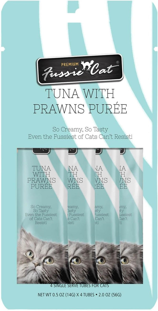 Fussie Cat, 0.5 Ounces Each, 50 Tubes, Ocean Fish Variety 10 Flavors14