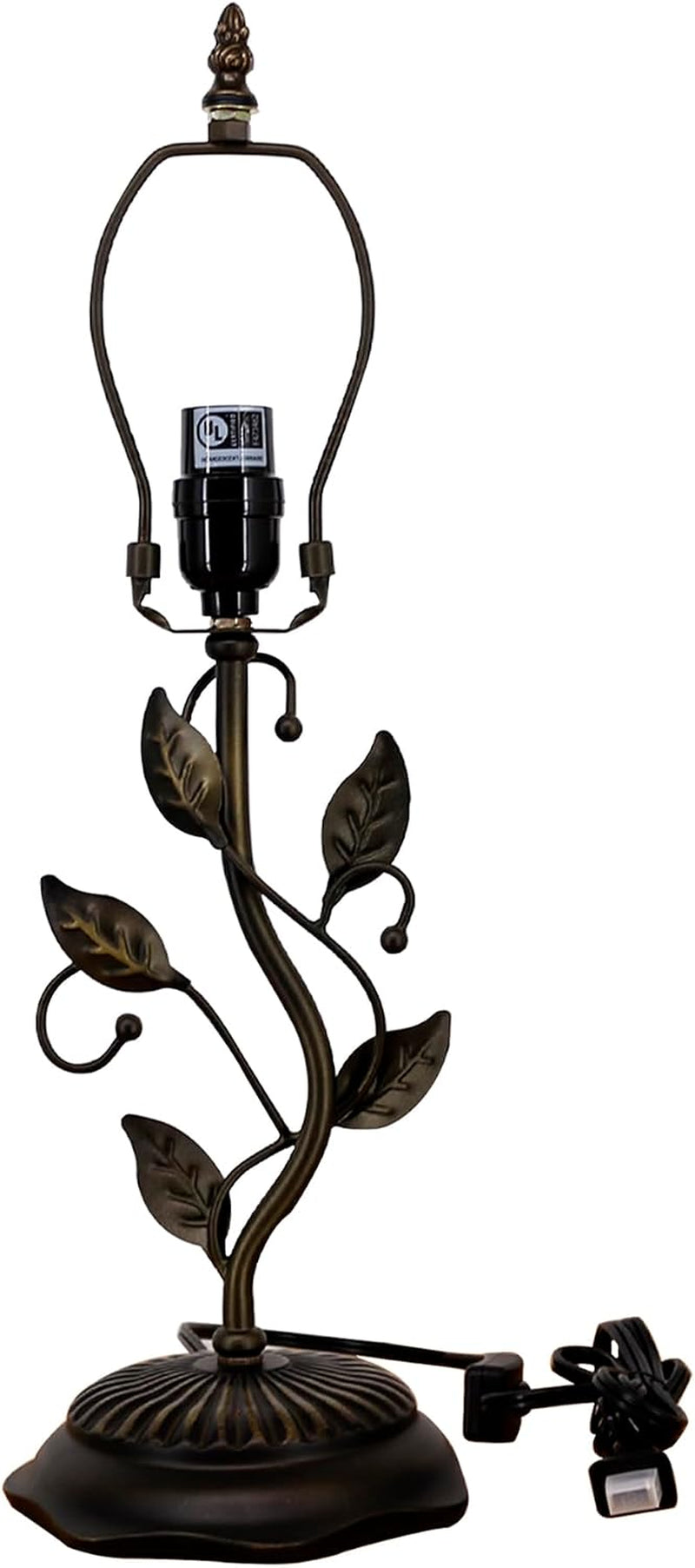 table-lamp-base-replacement-only-n-w-6-h-20-inch-fit-for-8-10-12-inch-tiffany-style-stained-glass-lampshade-dark-bronze-finish-resin-push-switch-on-cord