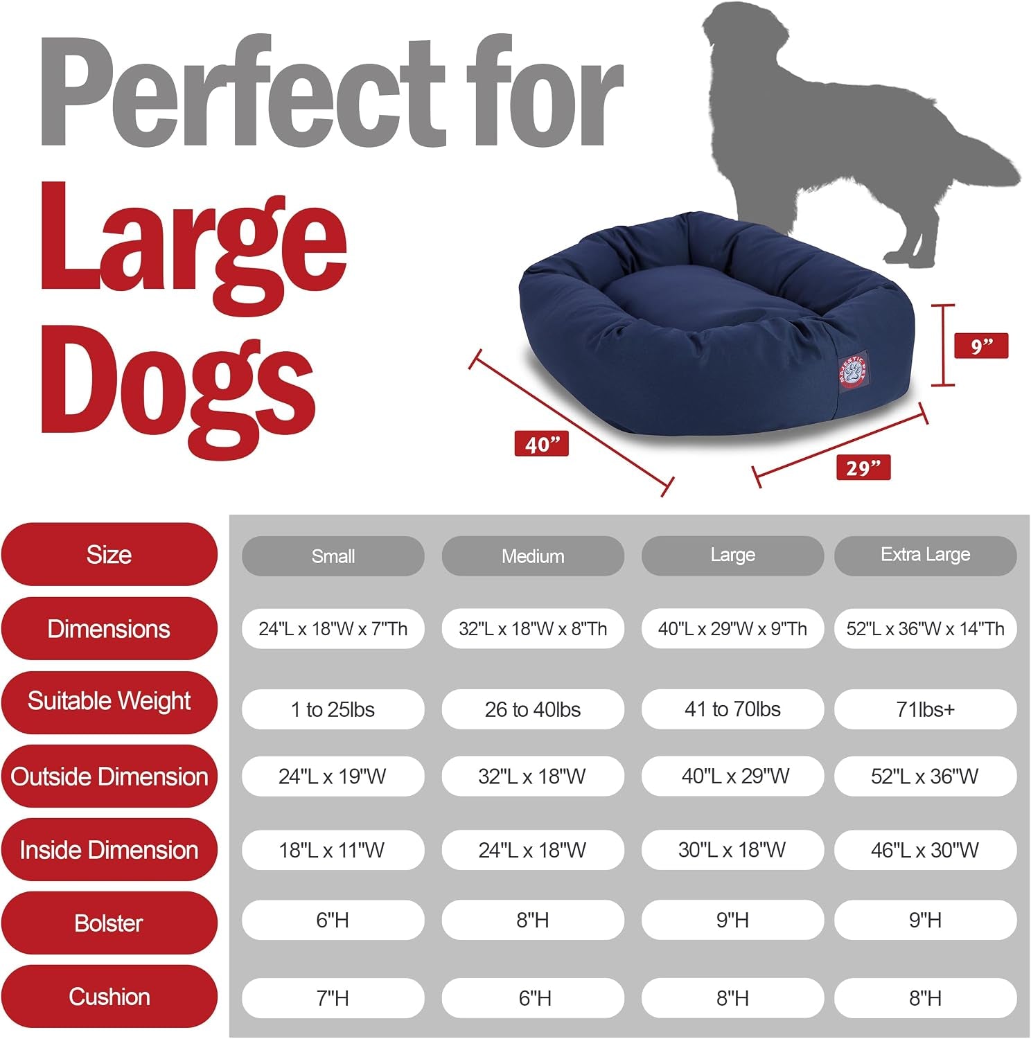 majestic-pet-40-inch-bagel-calming-dog-bed-washable-cozy-soft-round-dog-bed-with-spine-support-for-dogs-to-rest-their-head-fluffy-donut-dog-bed-40x29x9-inch-round-pet-bed-large-blue