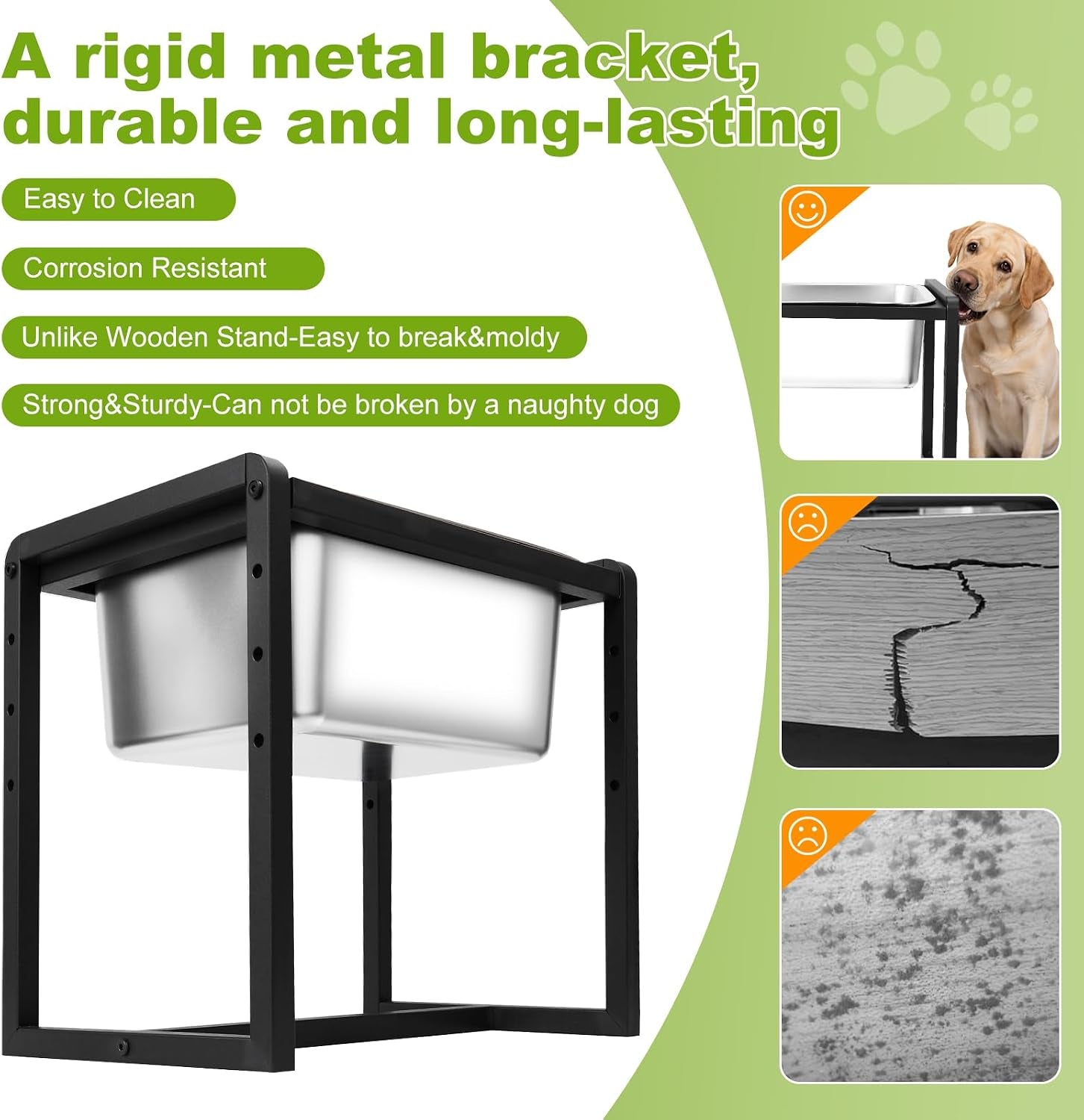 adjustable-height-elevated-large-dog-water-bowls-with-stainless-steel-bowls-and-metal-stand-4-level-8-10-12-14-inches-pet-bowl-for-dogs-for-large-medium-dogs-durable-easy-to-clean-2gallon