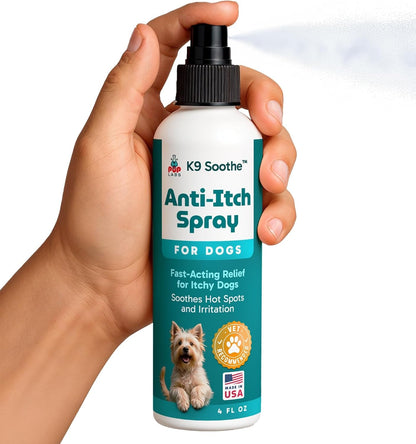 Pup Labs K9 Soothe anti Itch Spray for Dogs with Aloe, Rose, & Coconut, Natural Hot Spot Treatment for Dogs That Soothes Irritation, Pet Skin Treatment Spray, 4 FL OZ8