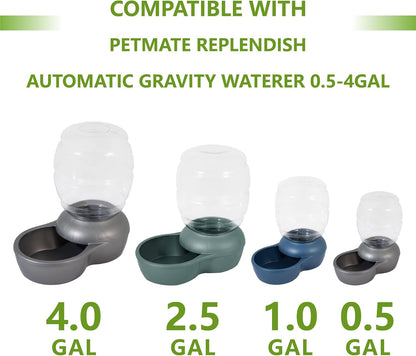 Pet Water Fountain Charcoal Replacement Filters, Pack of 6 | Compatible with Petmate Replendish Mason Gravity Waterer, Cat Fountain Dog Water Bowl Dispenser Carbon Filters Replacement2