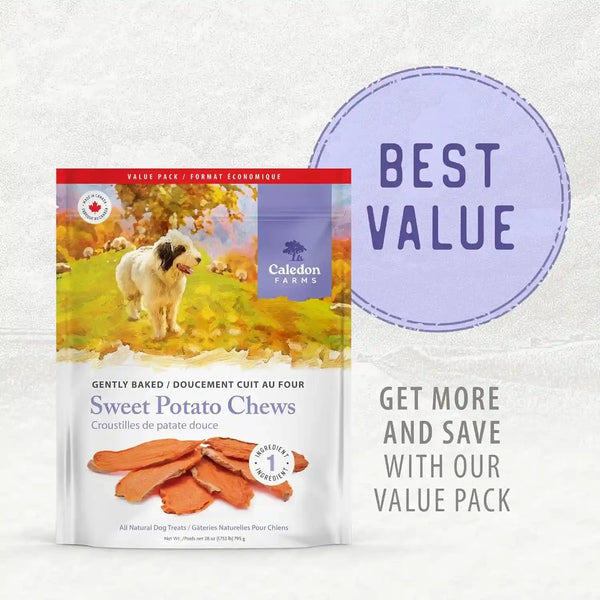 Caledon Farms Value Pack Sweet Potato Chews Dog Treats 28Oz/795G8