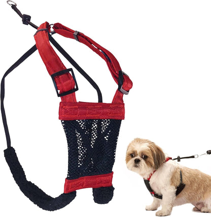 Sporn No Pull Dog Harness, Durable Nylon Mesh Harness for Large Dogs, No Choke Design, Padded Restraint Sleeves, Adjustable Fit, Easy On/Off, Large/Xl for Extra Large Breeds, Black13