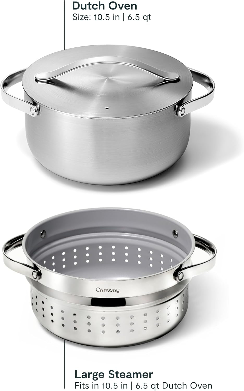caraway-6-5-qt-stainless-steel-dutch-oven-and-steamer-5-ply-stainless-steel-safe-and-stovetop-agnostic-non-toxic-ptfe-and-pfoa-free