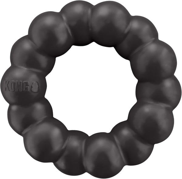 KONG Extreme Ring - Durable Natural Rubber Ring Toy for Healthy Chewing Habits - Chew Toy Supports Dog Dental Health - Dog Toy Supports Instincts during Playtime - for XL Dogs1