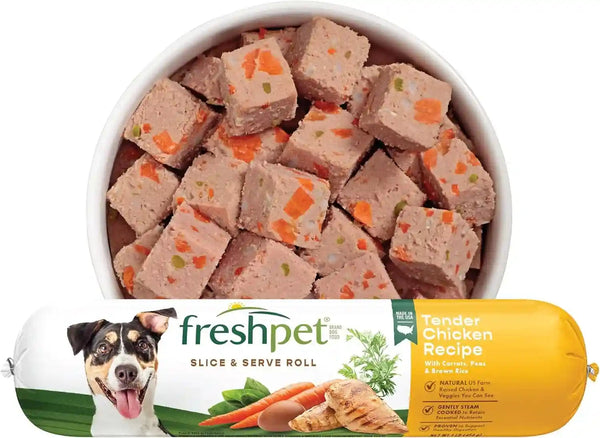 Freshpet Fresh Dog Food, Slice & Serve Roll, Tender Chicken Recipe, 6 Lb.13