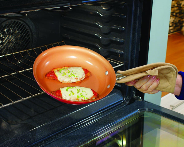 Red Copper 10 PC Copper-Infused Ceramic Non-Stick Cookware Set5