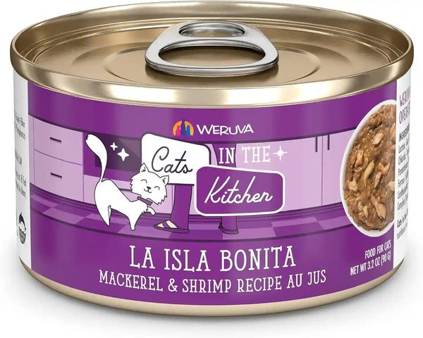 Weruva Cats in the Kitchen, Kitchen Cuties Variety Pack, Wet Cat Food, 3.2Oz Can (Pack of 12)15