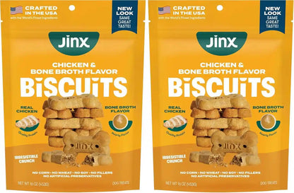 Jinx Dog Biscuits, Oven-Baked Dog Treats with Salmon Bone Broth, 16Oz | 1-Pack Crunchy & Healthy Dog Treat, Superfood-Rich with Real Salmon, Dog Cookies for Puppies, Adults & Senior Dogs14