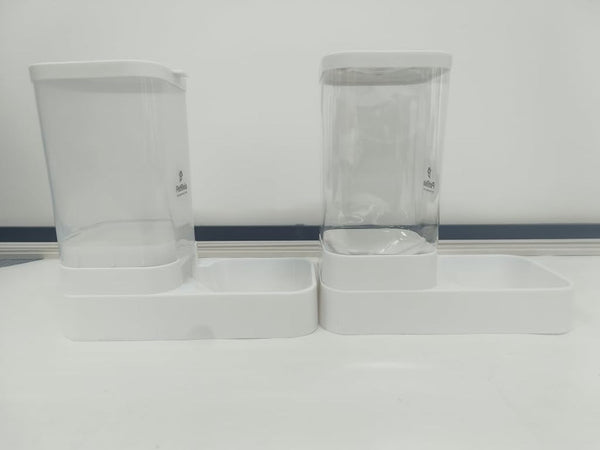 Automatic Cat Feeder and Water Dispenser, Dog Food and Water Bowl Set, Gravity Cat Feeder, Automatic Dog Water Dispenser, Pet Feeding Station, Cat Food and Water Bowl Set - Large Size (2.1Kg/3.8L)4