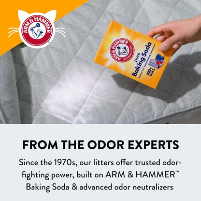 ARM & HAMMER Slide Platinum Easy Clean-Up Clumping Cat Litter, 37 Lbs | 24/7 Odor Control, Triple-Action Freshness, Non-Stick, Low Tracking, Multi-Cat Formula, Scented6