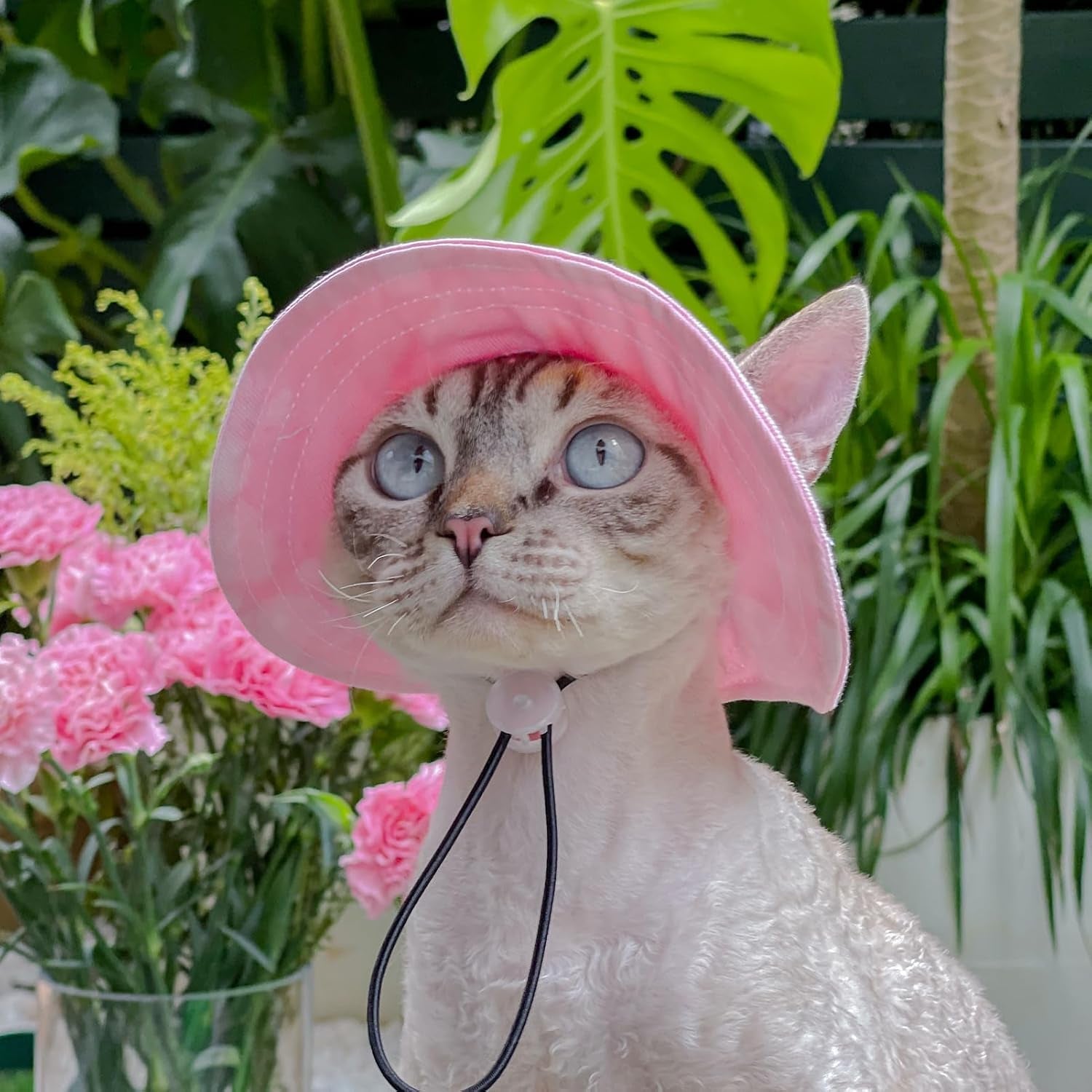 pet-hat-with-ear-holes-sunscreen-baseball-cap-suitable-for-small-and-medium-sized-dogs-outdoor-climbing-hat-in-summer-pet-products-pink-large