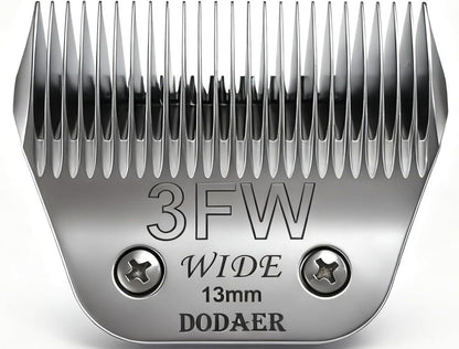 7FC Dog Grooming Ceramic Blades,Compatible with Andis,Oster A5,Wahl KM10 | Size 7FC Detachable Ceramic Blade 1/8-Inch 3.2MM Cut Length,3 Pack24