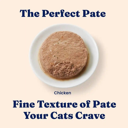 Solid Gold Wet Cat Food Pate for Indoor Cats - Healthy Canned Cat Food Pate W/Real Chicken, Omega Fatty Acids, Vitamins & Minerals - Grain Free & Gluten Free Can Meals for Cats & Kittens - 24Ct/3Oz5