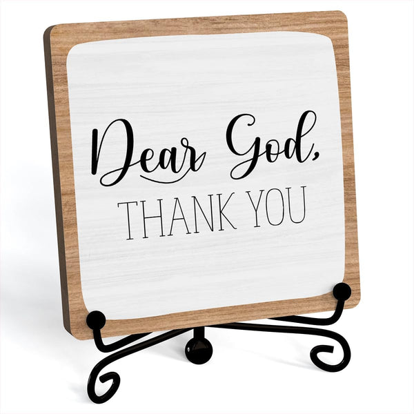 Home Decor, Farmhouse Shelf Table Decor, Christian Office Home Décor Accents for Living Room Mantle Coffee Bar Bookshelf Kitchen Entryway (B20)1