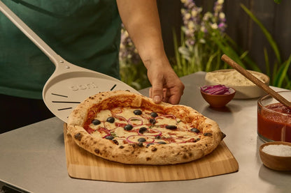 Ooni Pizza Turning Peel - 9 Inch Aluminum Perforated Pizza Peel, Lightweight Metal Pizza Turner with Long Handle, Pizza Tools, Pizza Oven Accessories5