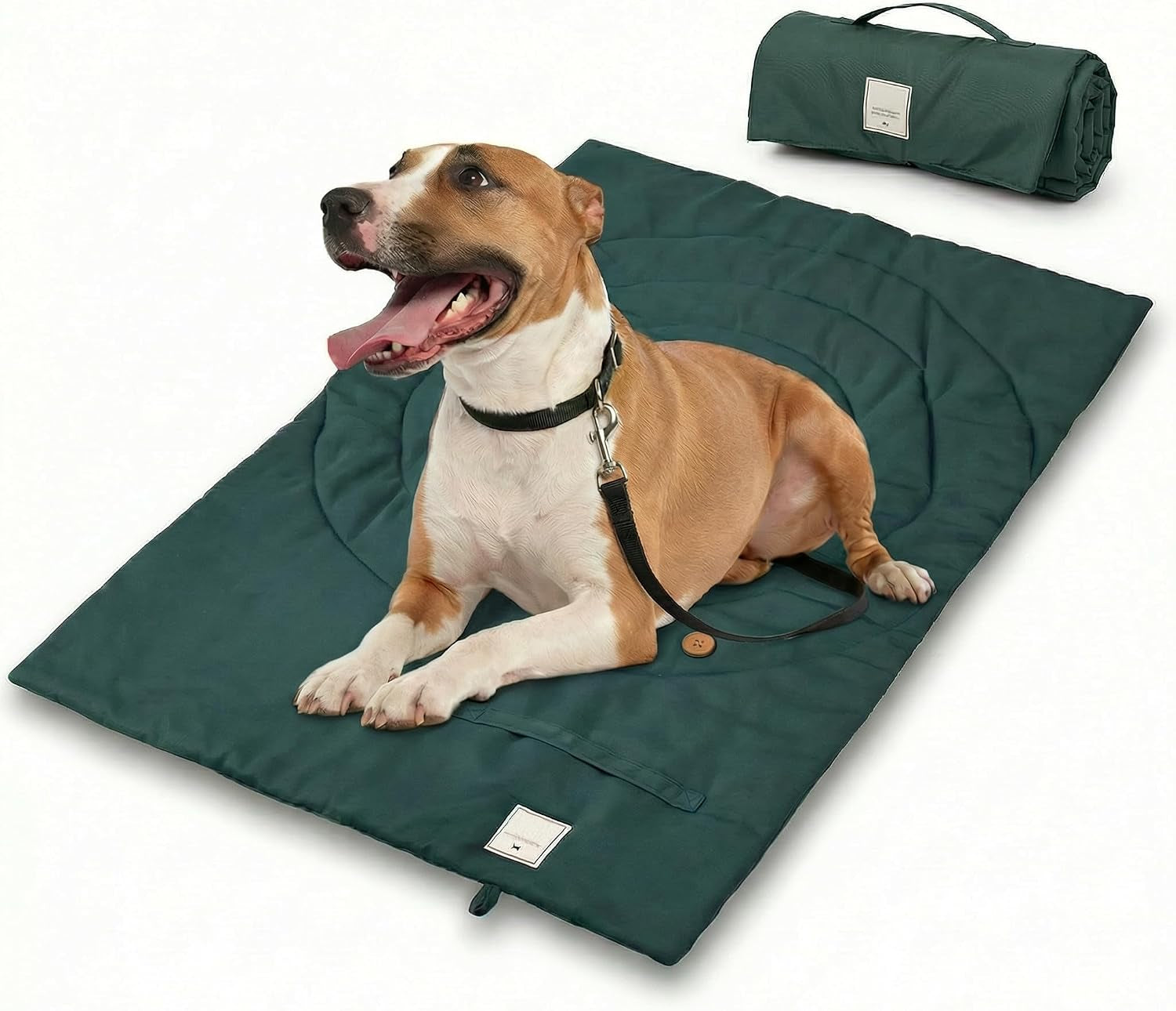 travel-dog-bed-camping-dog-bed-37-4x25-6-waterproof-outdoor-dog-mat-portable-place-mat-for-dogs-with-handle-machine-washable-easy-clean-for-outdoor-adventures-green-medium