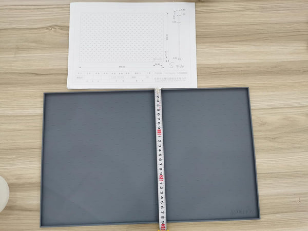 Dog Food Mat - Raised Edges Dogs Mat for Food and Water Prevent Spill, Waterproof Cat Food Mats Protect Floors, Easy Clean Dog Bowl Mats for Food and Water, Silicone Pet Feeding Placemats8
