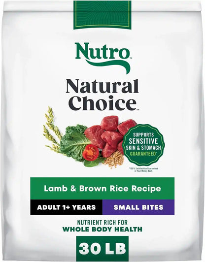 Nutro Natural Choice Small Bites Dry Dog Food, Lamb & Rice, 12 Lb | Non-Gmo, Real Lamb #1 Ingredient, No Corn, Wheat, Soy, Crafted in USA, Supports Energy, Bones, Muscles, Dental Health, Skin15